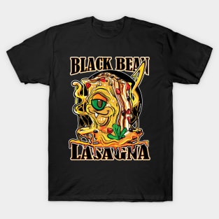 Black Bean Lasagna Monster T-Shirt